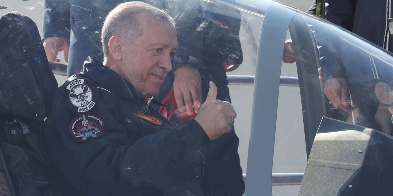 Erdoğan, "Gazi’nin hayali “İSTİKBALİ” milletimize hamdolsun biz yaşattık" dedi.