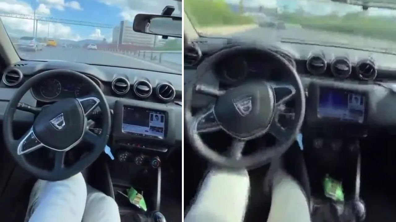Diziyle araba kullanan gencin videosu pes dedirtti! İşte akılalmaz görüntüler Diziyle araba kullanan gencin videosu pes dedirtti! İşte akılalmaz görüntüler