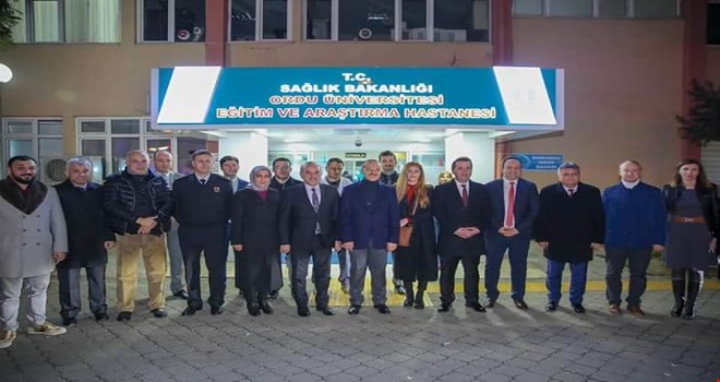Vali Yavuz, Yeni Yıla Çalışarak Giren Kamu Görevlilerini Ziyaret Etti