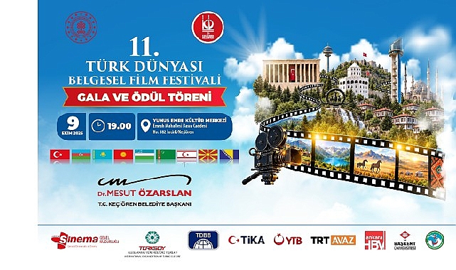 11. Türk Dünyası Belgesel Film Festivali Keçiören'de Düzenlenecek