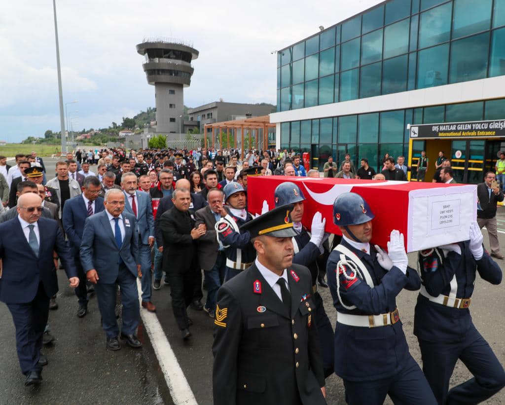 Şehidimiz Piyade Uzman Çavuş Ümit Kesti, Son Yolculuğuna Uğurlandı