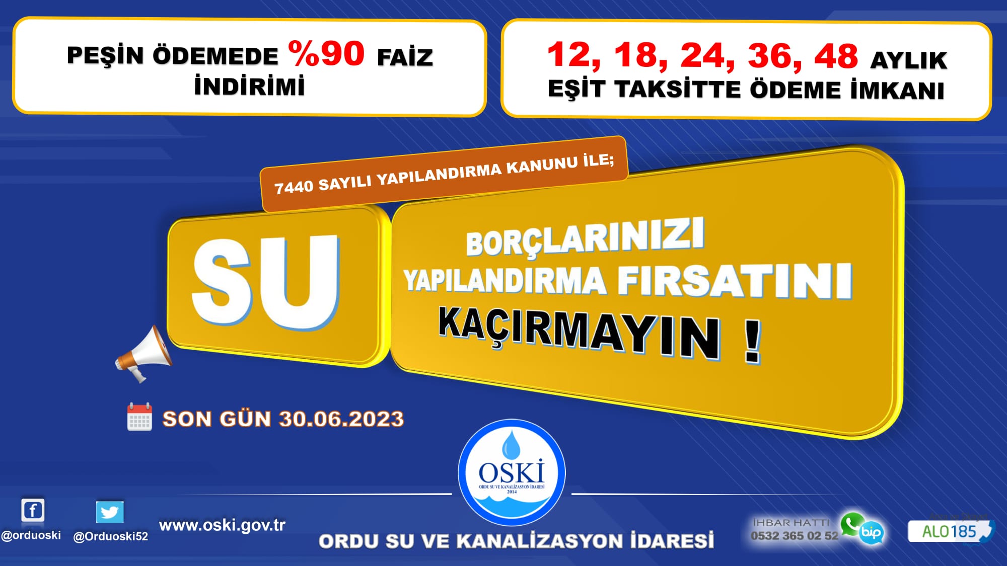Su Borçlarınızı Yapılandırma Fırsatı