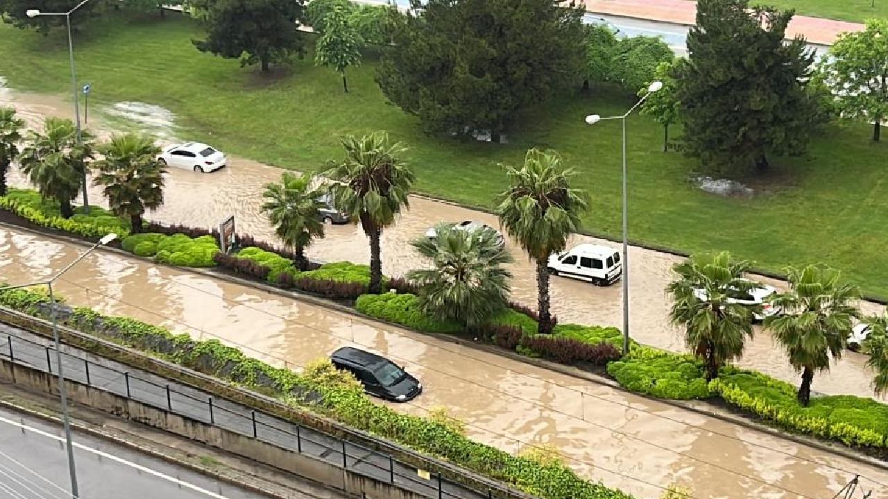 Samsun'u sel vurdu