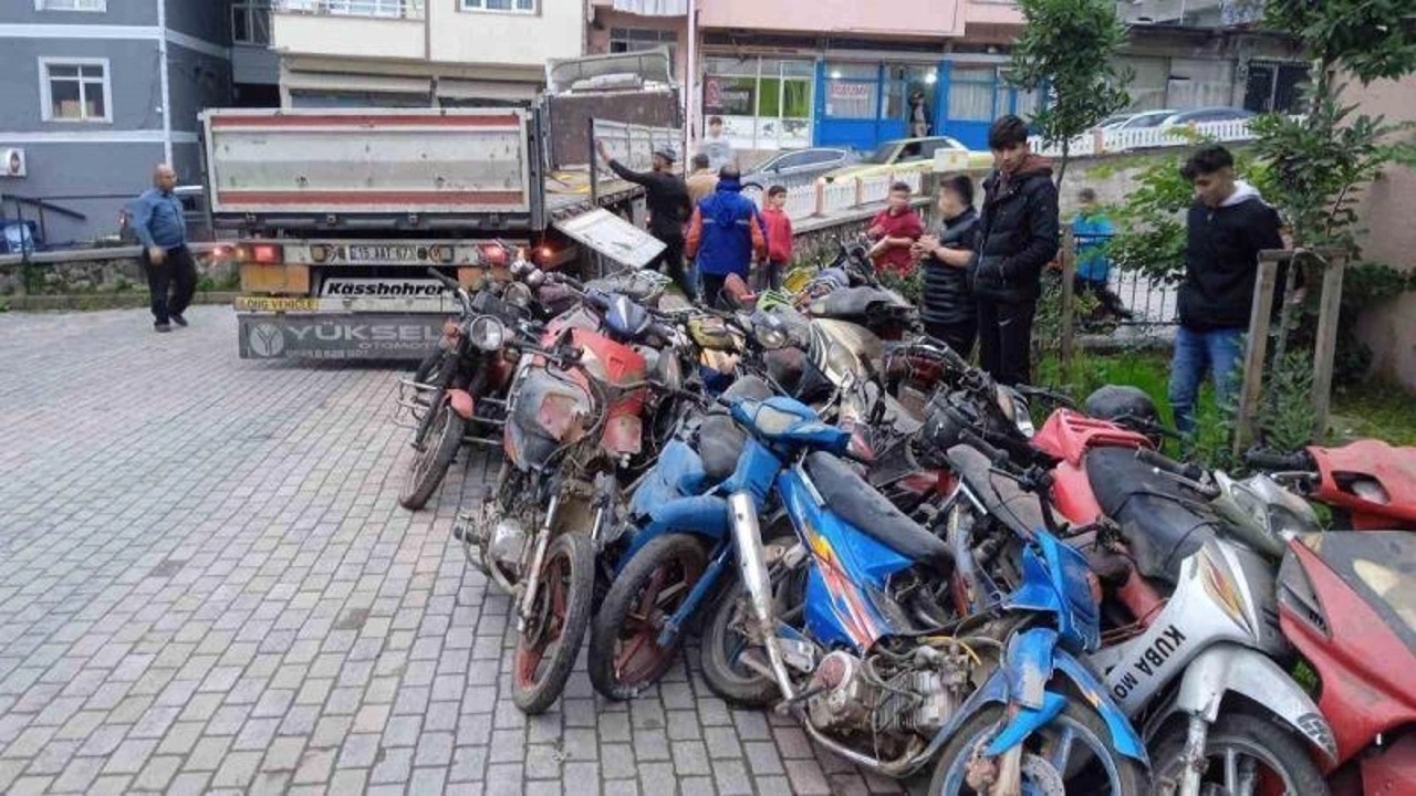 25 Motosiklet MKE'ye Gönderildi