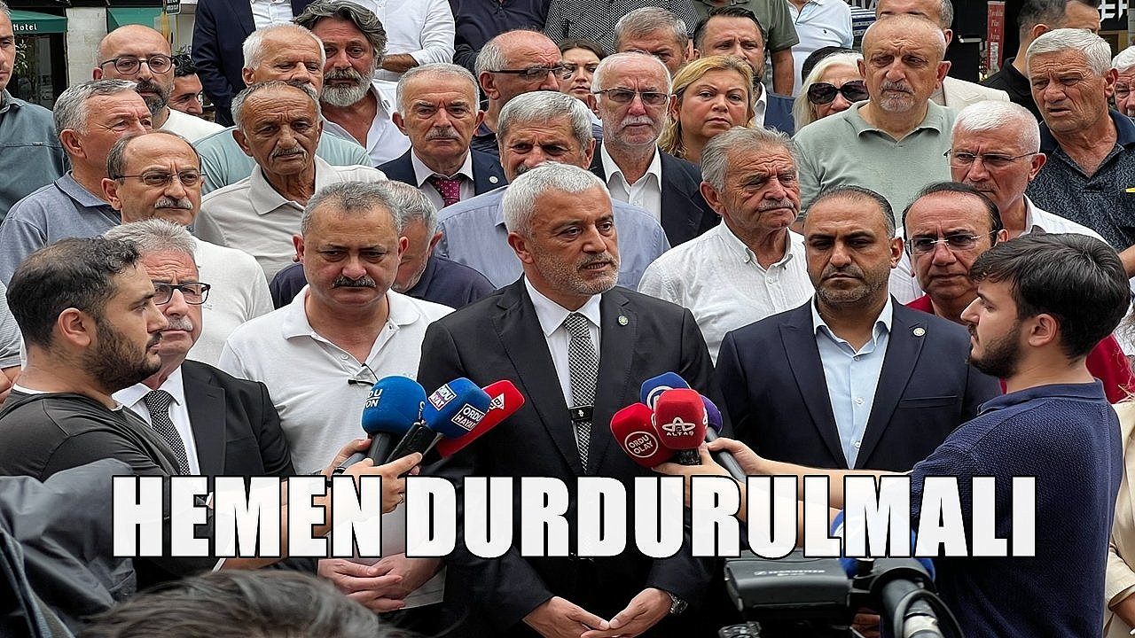 Enver Yılmaz: "Perşembe Yaylası'ndaki Maden Aramaları Hemen Durdurulmalı"