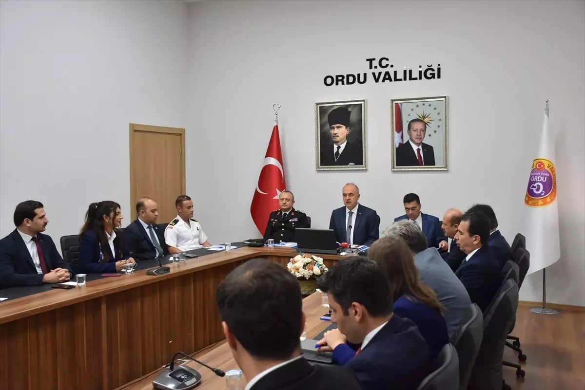 Ordu’da İl Güvenlik Asayiş ve Koordinasyon Toplantısı Gerçekleştirildi