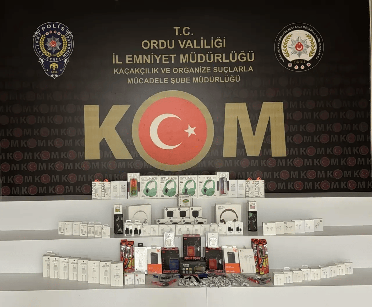Ordu'da Kaçakçılık Operasyonu: 165 Parça Kaçak Ürün Ele Geçirildi