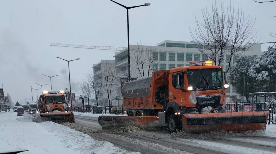 Ordu’da Kar Küreme Araçları Trafik Güvenliği İçin Seferber Oldu