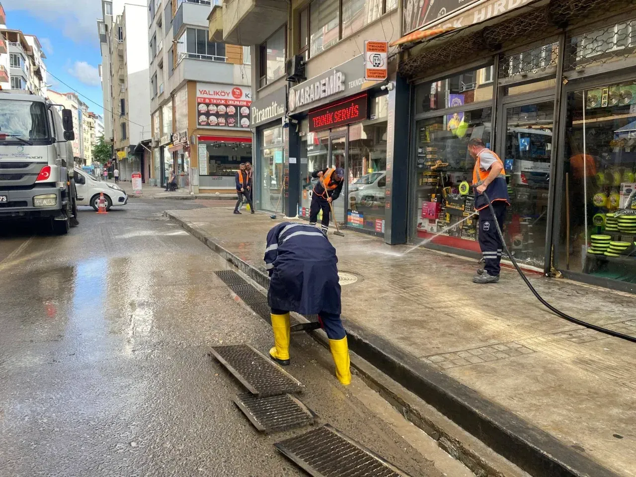 Fatsa’da Yağış Alarmı Boşa Çıkmadı