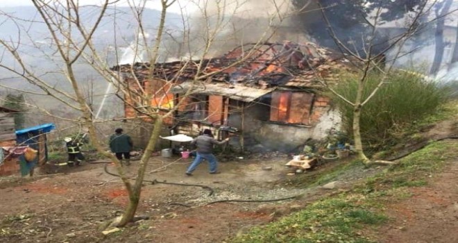 Ordu'da Ev Yangını