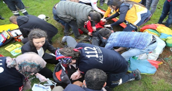 Ordu'da Yamaç Paraşütü Kazası