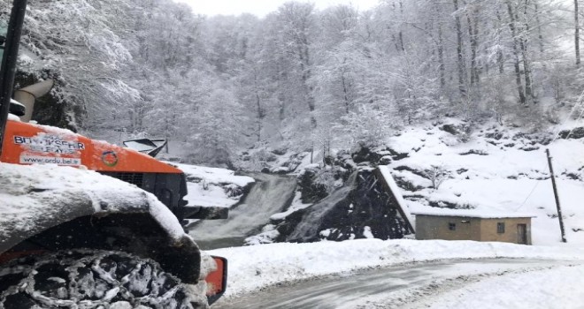 Ordu'da Kar Kalınlığı 65 Cm