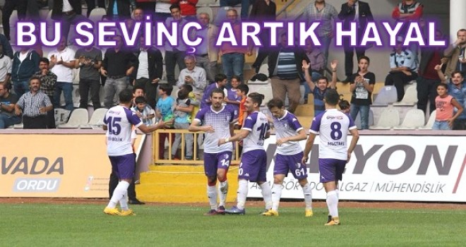 YENİ ORDUSPOR'DA UMUTLAR BAŞKA BAHARA KALDI