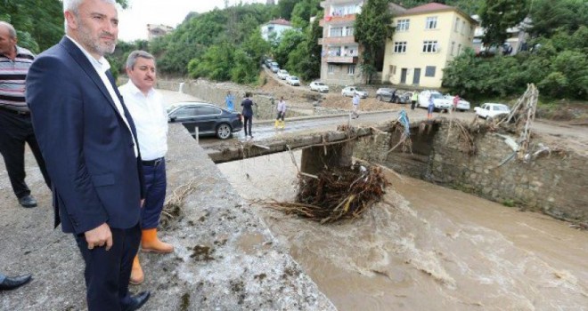 SEL AFETİNİN BİLANÇOSU 164 MİLYON TL