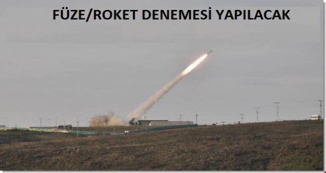 ORDU'YA FÜZE UYARISI!