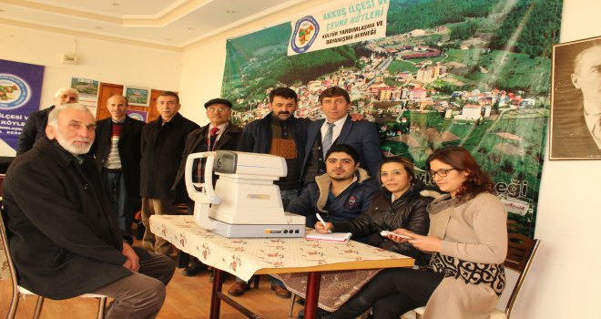 AKKUŞLULARDAN ÜYELERE ÜCRETSİZ  GÖZ TARAMASI