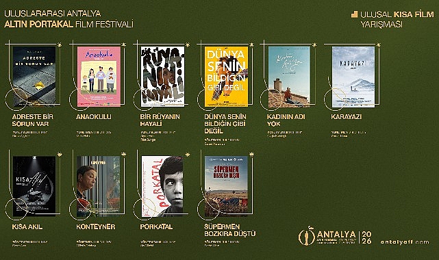 Antalya Altın Portakal Film Festivali'nde Ulusal Kısa Film'de Yarışacak Filmler Açıklandı!