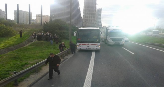 AYBASTI OTOBÜSÜ GASPEDİLDİ