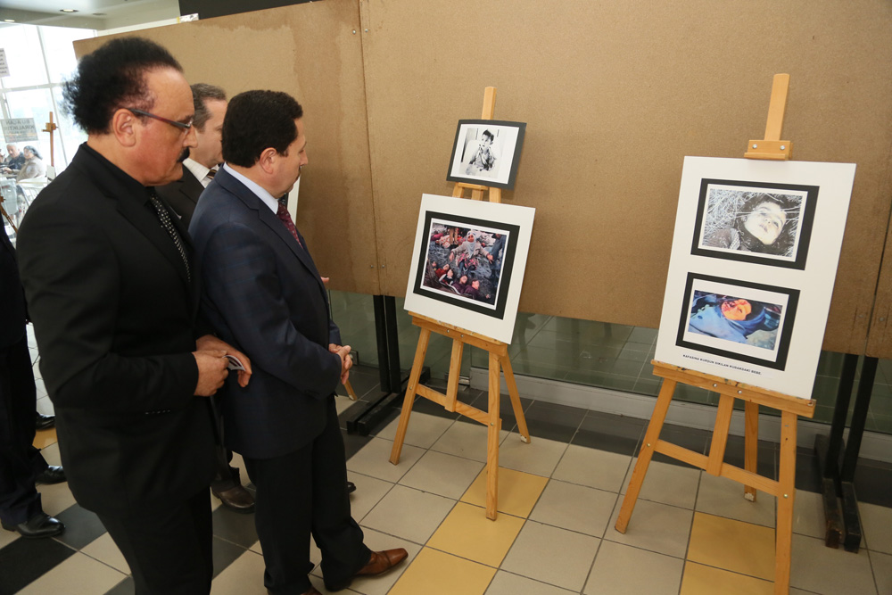 Vali BALKANLIOĞLU, Hocalı Katliamı Konulu Sergiye Katıldı