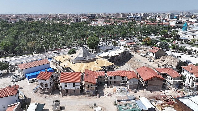 Başkan Altay: “Mevlevi Dergâhı Konya'mızın Manevi Kimliğine Yakışır Bir Eser Olarak Yükseliyor"