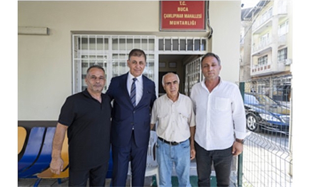 Başkan Tugay'dan Buca'da mahalle turu