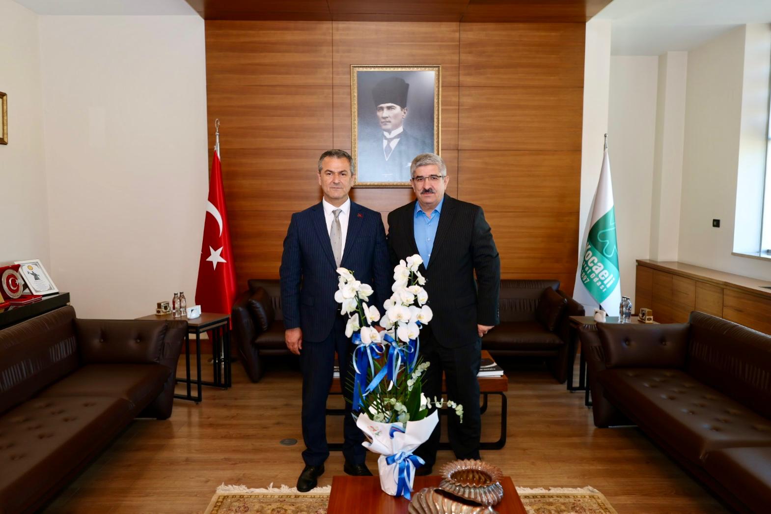 Başkan Vekili Obuz’dan KOTO Başkanı Bulut’a ziyaret Başkan Vekili Obuz’dan KOTO Başkanı Bulut’a ziyaret