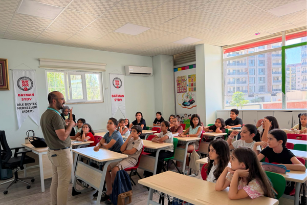 Batman’da çocuklara sağlıklı yaşam eğitimi
