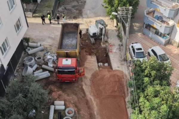 Bursa’da 340 metrelik altyapı çalışması yapılıyor