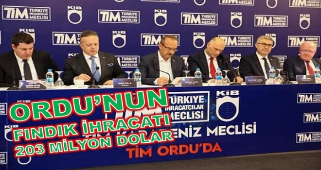 KARADENİZ'İ FINDIK TİCARETİNİN MERKEZİ YAPALIM