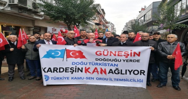 Doğu Türkistan'daki Çin Zulmüne Tepki