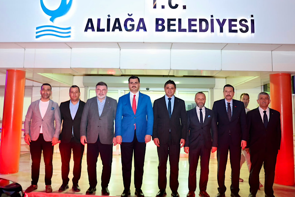 Cumhur İttifakı temsilcilerinden Aliağa Belediyesi’ne ziyaret