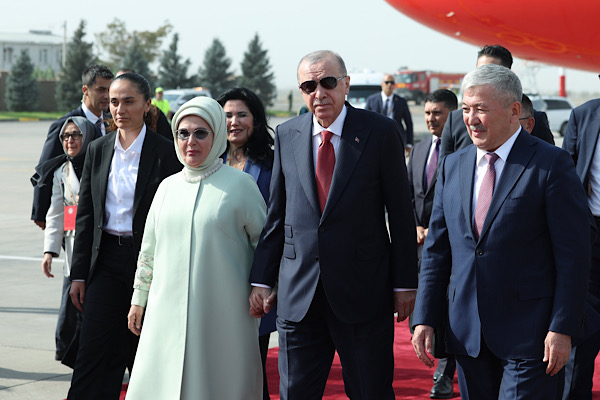 Cumhurbaşkanı Erdoğan, Kırgızistan'da