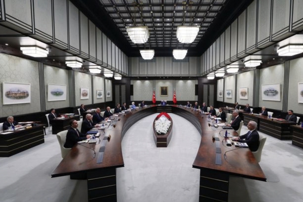 Cumhurbaşkanlığı Kabinesi, Erdoğan başkanlığında toplandı Cumhurbaşkanlığı Kabinesi, Erdoğan başkanlığında toplandı