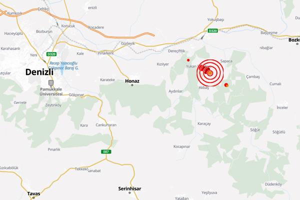 Denizli'de deprem Denizli'de deprem