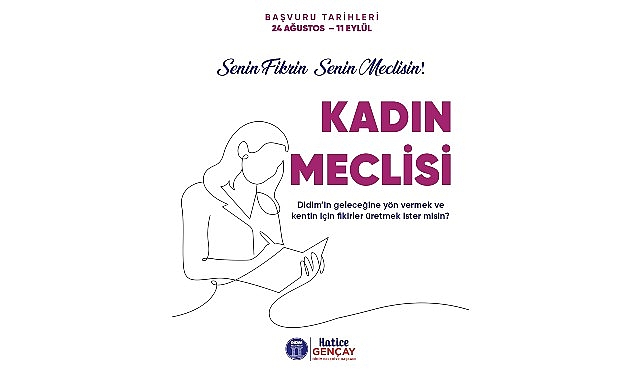 Didim Belediyesi Kadın Meclisi'nde yeni dönem başlıyor