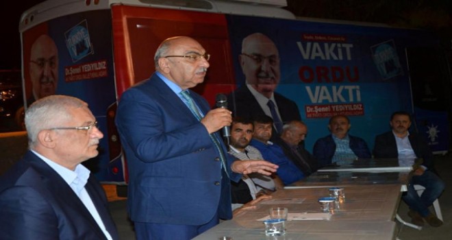 Yediyıldız'ın Seçim Çalışmaları Aralıksız Devam Ediyor