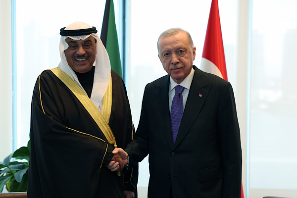 Erdoğan, Kuveyt Veliaht Prensi Al-Sabah'ı kabul etti