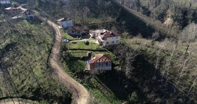 Ordu'da Heyelandan 7 Ev Boşaltıldı, 3 Ev de Risk Altında
