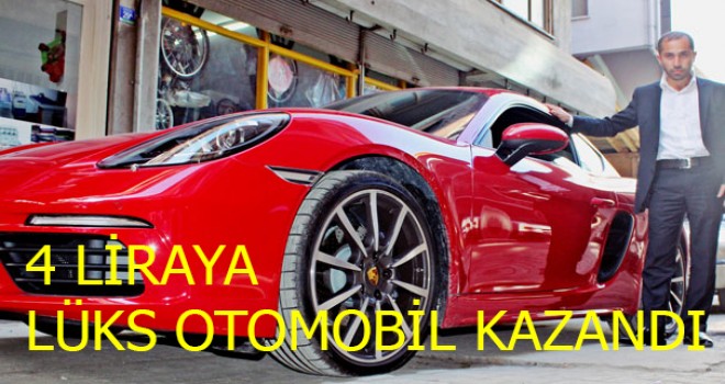 Dondurma Çekilişinden Kazandığı Lüks Otomobiline Kavuştu