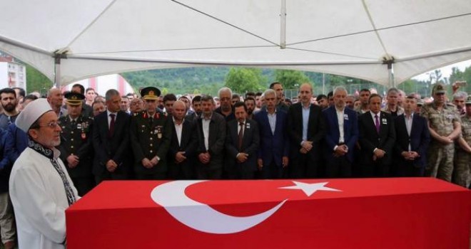 ORDU ŞEHİDİNİ CENNETE UĞURLADI