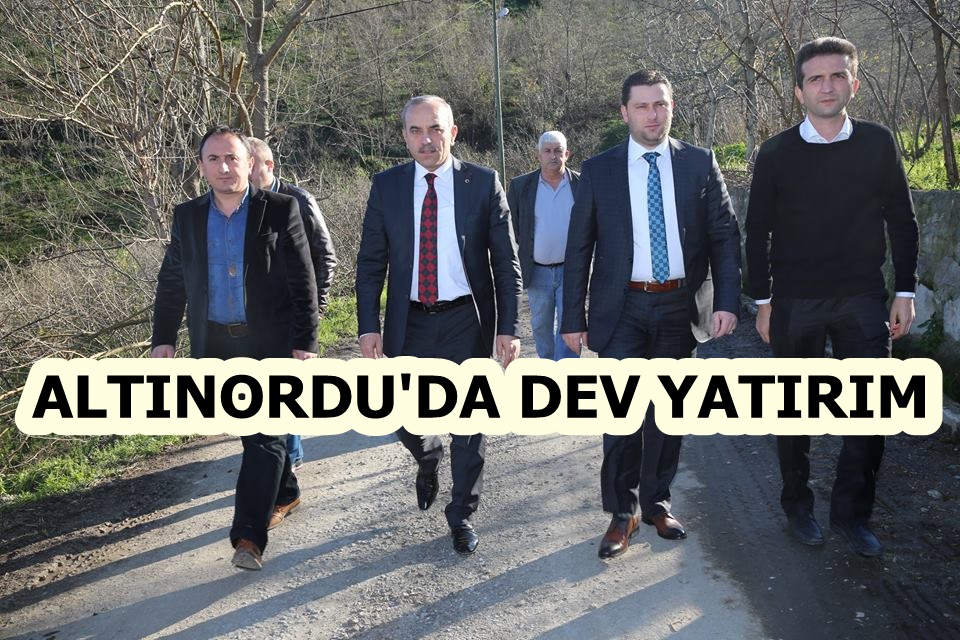 ALTINORDU DA 20 MİLYONLUK PROJE HAYATA GEÇİYOR