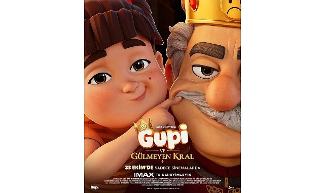 Gupi ve Gülmeyen Kral Türkiye'nin ilk IMAX® animasyon filmi oluyor