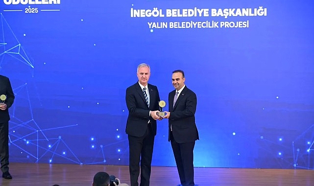 İnegöl Belediyesi'nin “Yalın Belediyecilik" Projesine Bakanlıktan Verimlilik Ödülü