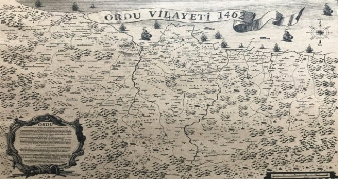 İşte Ordu'nun 1462 Tarihli Haritası