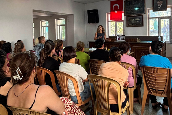 Keçiören Belediyesi'nden depremzede kadınlara Hatay'da eğitim
