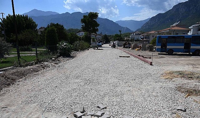 Kemer'de altyapı çalışmaları Kemer'de altyapı çalışmaları