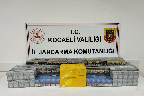 Kocaeli’de 1530 paket kaçak sigara ele geçirildi Kocaeli’de 1530 paket kaçak sigara ele geçirildi