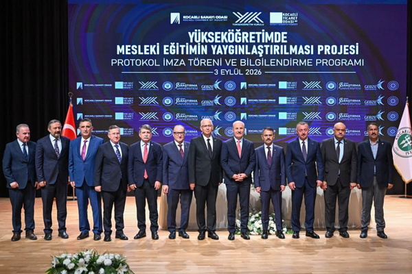 Kocaeli’de yükseköğretimde mesleki eğitim için iş birliği protokolü imzalandı