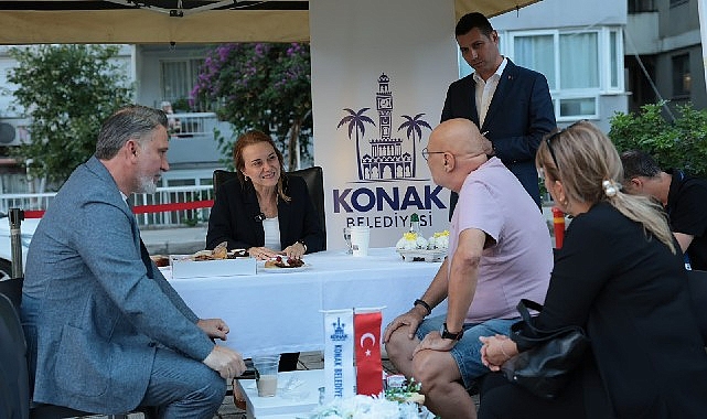 Konak'ta söz komşuların: Başkan Mutlu, Mehmet Ali Akman'da talepleri dinledi