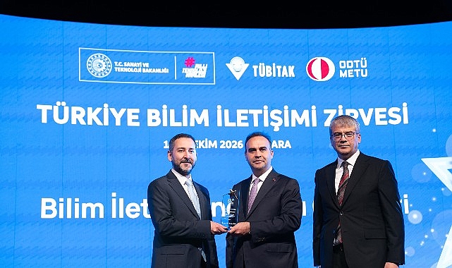Konya Bilim Merkezi'ne Bilim İletişimine Katkı Ödülü